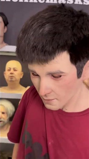 Simulation silicone mask, film and television props sharing #cosplay #disguiseTechnique #Movie Props
