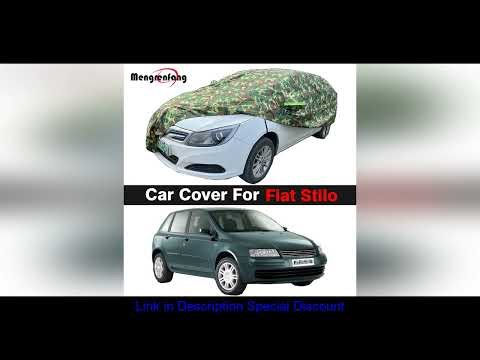 Waterproof Car Cover Camouflage Auto Sun UV Rain Snow Ice Protection Outdoor Cover For Fiat Stilo 20