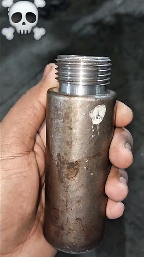 Drilling nd threading in socket on lathe machine #drill #thread #tool #hole #cncmill #cnc #work