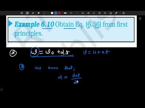 Example 6.10 Class 11 | System of Particles and Rotational Motion |Physics Chapter 6|Sadhana Classes