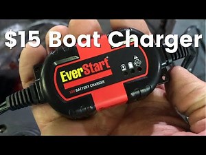 Installing Everstart Battery Chargers on my Boat