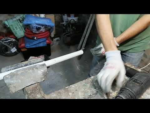 Cintrage / coude d'un tuyau PVC avec ressort