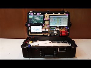 Unmanned Aerial System (UAS) Ground Control Station (GCS) in a Pelican Case