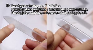 Watch Glass Nail File Nano Foot File Set on Amazon Live