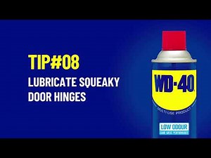 How to Lubricate Squeaky Door Hinges Using WD-40 Low Odour