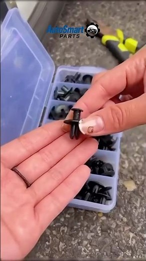 Car Fastener Clip Kit Fender, Bumper & Door Trim Push Retainers