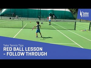 Tennis Tips - Warm Up Drills For Juniors (Red Ball Lesson)