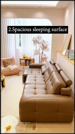 Electric Sofa Bed With One Touch Conversion Smart Comfort for Modern Living #homedecor