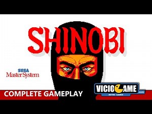 🎮 Shinobi (Master System) Complete Gameplay