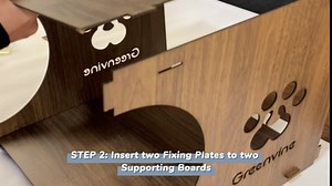 Cat Scratcher Cardboard House,Indoor Wooden Scratching House Box for Kittens Cats with Cat Scratching Board