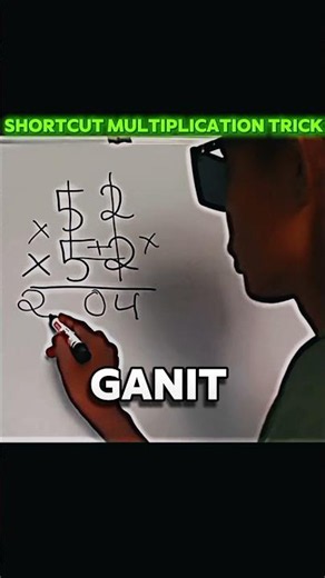 multiply shortcut trick|| ganit question trick || ganit question || mathematics trick || #shorts
