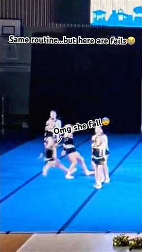 Competition fails😭 #competition #cheerleading #fail