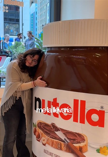 Valió la pena 🍫😮‍💨🤌 #vlog #nutella #chicago #chicagonutellacafe