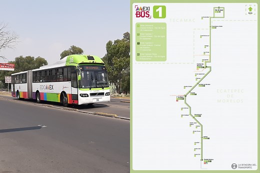 Línea 1 del Mexibús, mapa, estaciones y horario - México Desconocido