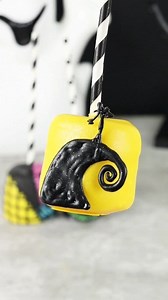 662K views · 38K reactions | Nightmare before Christmas marshmallows! Create unique designs by tracing images with parchment, chocolate and your phone!  Which one is your favourite?? Colourmill from frostform.com- use code FROSTLOVE10 for a discount at frostform.com checkout  #nightmarebeforechristmas #partyfood #halloweenparty #halloweentreats #treatmaker #fblifestyle | Loveisbakeable | Facebook