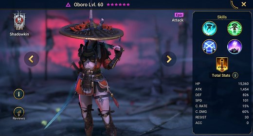 Oboro - HellHades - Raid Shadow Legends