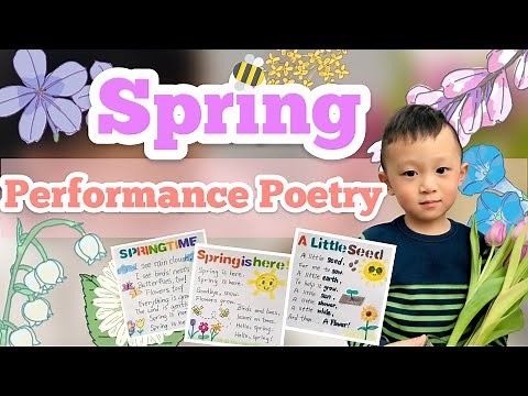 Spring Poems for Kids | Kids Performance Poetry | Spring Poems Reading | MyLittleTomato