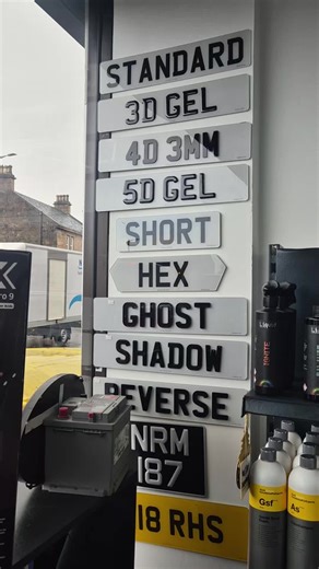 Custom Reg Plates Discounted Until Sunday!