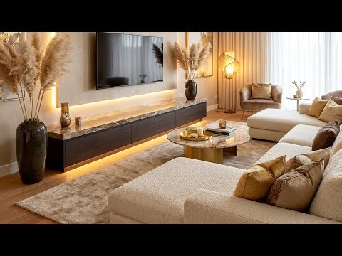 Modern Living Room Decor Ideas 2026 | Cozy Neutral Aesthetic Home Interior Design Inspiration