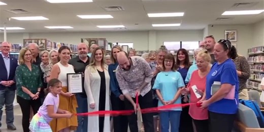 Ribbon cutting held for Davis Public Library renovations