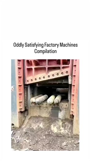 FUNNY SHORT CLIP on Instagram: "features a 64-second video compilation of industrial machines crushing cans, extruding foam, and machining metal, captioned "Watching this video makes the day fly by," highlighting its mesmerizing pull. With 5.8 million views and 6,000 likes in under 24 hours, it draws multilingual replies praising the addictive, satisfying visuals, diverging from the account's typical mystery and horror themes. These ASMR-style clips leverage the brain's reward from patterned des