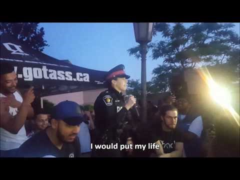YRP Cop Rap Battle at Stada June 9th 2017 (with Lyrics)