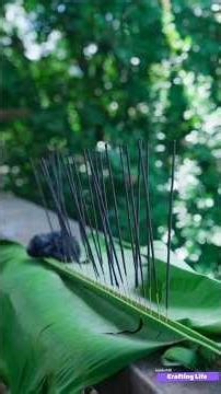 How Incense Sticks (agarbatti) Are Made Traditionally | Herbal Method #shorts #youtubeshorts #nature