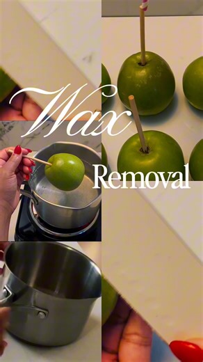 Candy Apple Tip #49 - Wax Removal is a MUST for Flawless Candy Apples