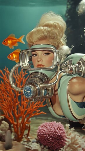Spring Scuba Diving in Retrofuturist American Suburbs | Retro Sci-Fi Short