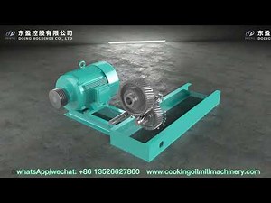 Cooking Oil Expeller 3D Video Cooking Oil Making Machine Screw Oil Press Machine Price