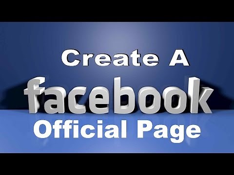Create A Facebook Official Page