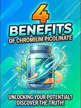 4 Benefits of Chromium Picolinate