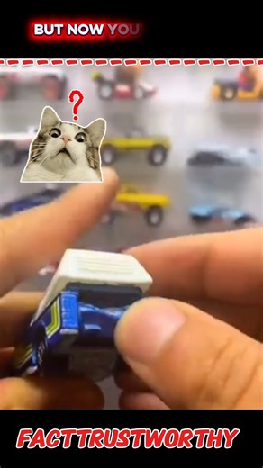 Crash-On-Impact Toy Car 🤯🚗 #hotwheels #facts #shorts