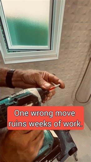 Drilling porcelain tile without cracking. Diamond bit, water, patience. Vancouver contractor tips.