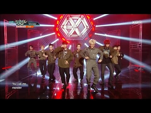 뮤직뱅크 - EXO, 더 강렬하게 돌아왔다! ‘Monster’.20160610