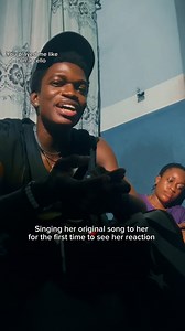 447K views · 83K reactions | Decided to sing her song to see her reaction #singing #reaction #originalsong | Si Mion | Facebook