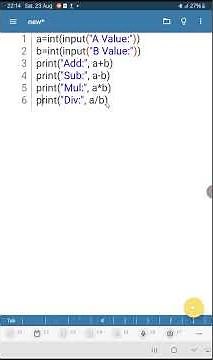 simple calculation for Python #python #pythontamil #pythontutorial