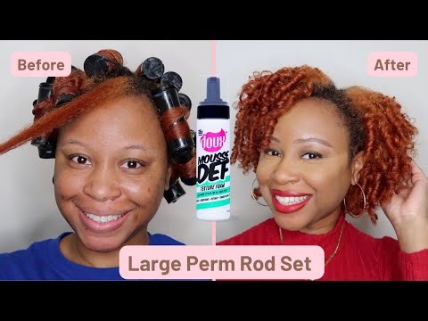 Large Perm Rod Set using The Doux Mousse Def Texture Foam