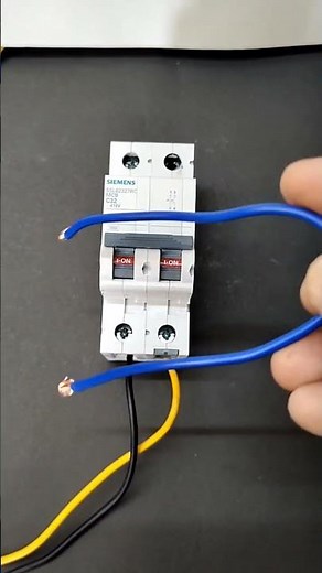 MCB 2pole single pole both working #electrical