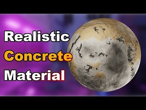 Create Realistic Concrete Material in Blender 2.8 (Procedural Texturing)