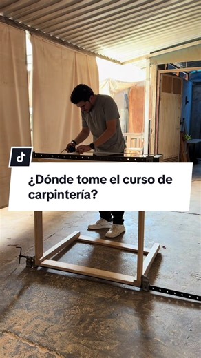 Información del curso de carpintería en GDL
