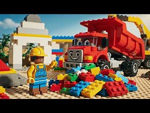 Dump Truck Helps Fix the Broken LEGO Bridge 🌉 | Construction Trucks Adventure for Kids!