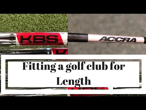 Fitting a Golf Club for LENGTH