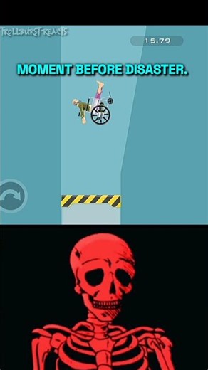 Wheelchair Guy 💀 #shorts #trollface #trolledit #slowed #happywheels #troll X-Tali Super Slowed #game