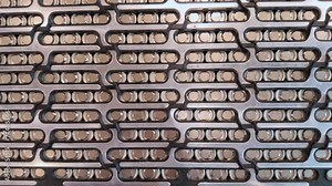 Electric car battery pack, green energy concept. Electric vehicle battery manufacturing. Modern EV battery pack lithium-ion. Clean energy storage.