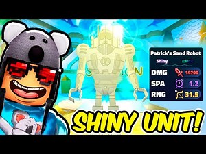 New EXOTIC Unit Patrick's SAND ROBOT in SpongeBob Tower Defense