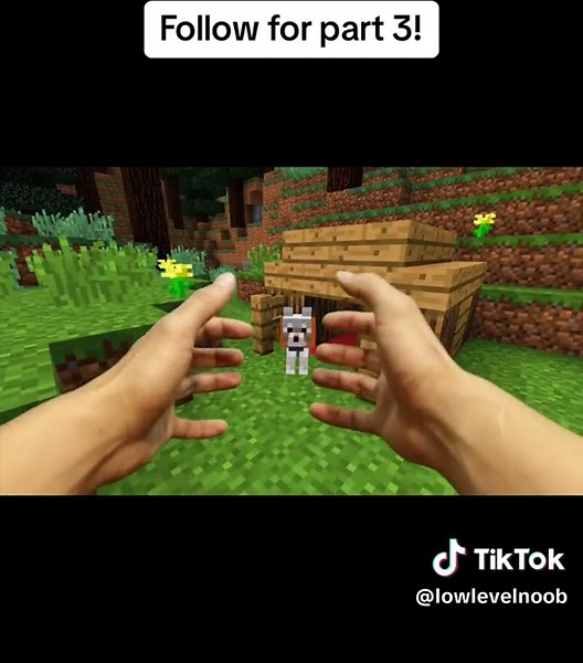 Part 2! #fyp #fypシ #lowlevelnoob #realisticminecraft #minecraft