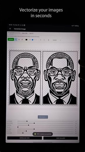 Vectorize your sketches in seconds on Android. #vector