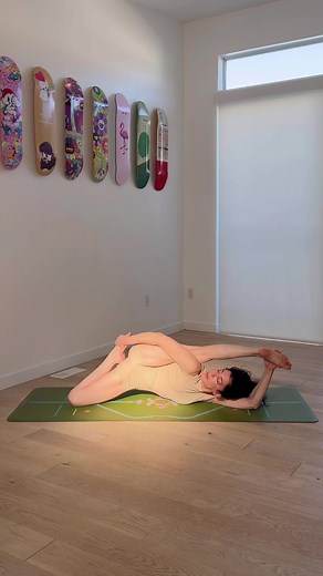 Infinity Pose Yoga Stretching for Flexibility and Balance