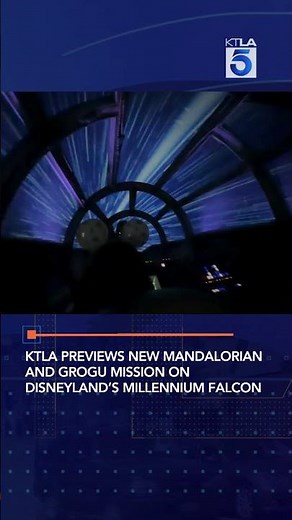 KTLA previews new Mandalorian and Grogu mission on Disneyland’s Millennium Falcon